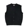 Cardigan colete de malha sem mangas estilo preguiçoso americano masculino outono e inverno roupa de baixo colete de malha estilo old money retrô moderno