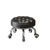 Taburete de ruedas universal, taburete rodante para el hogar, taburete bajo para sala de estar de niños, taburete con ruedas, silencioso y giratorio