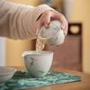 Mesa de Hielo Pintada a Mano Taza Dao de Xiao Zhu Filtro de Té de Cerámica Pieza Única Distribuidor de Té Casero Taza Gong de Mar de Té de Vacaciones Juego de Té Kung Fu