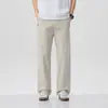 Ropa para Hombre Fengshe / Primavera 2026 Lyocell Modernos Pierna Recta Versátiles Sueltos Pierna Recta Caída Moda Pantalones Casuales Hombre