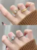 [Eden Star] anillo de circón con sentido de diseño de nicho estilo medieval de dinero antiguo anillo de moda Joker anillo para el dedo índice mujeres