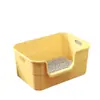 Caja de Arena para Gatos Extra Grande Anti-Salpicaduras Inodoro para Gatos Bañera para Gatitos Caja de Arena para Gatos Abierta Extra Grande Caja de Arena para Gatos