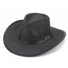 Sombrero de vaquero occidental de estilo americano de verano, sombrero de caballero de paja, sombrero para exteriores, sombrero para el sol, sombrero transpirable para hombres y mujeres.