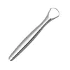 Raspador de Lengua en Forma de U de Acero Inoxidable Cepillo Limpiador de Lengua Placa para Eliminar el Mal Aliento Tipo Set de 3 Piezas de Herramientas para el Cuidado Bucal