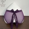 Bragas Sexy de Encaje para Mujer, Lazo Romántico, Huecas, Semitransparentes, Puro Deseo, Estilo Delgado de Verano, Modelo Nuevo, Fabricante 1095
