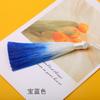 Franja Gradiente de 8cm Franja Artesanal DIY Pingente para Roupas Acessórios de Joia Marcador de Página Pingente de Sachê Pingente de Leque Atacado