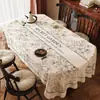 Mantel Francés Retro Impermeable, a Prueba de Aceite, No Requiere Lavado, Salvamanteles Antiescaldado 2026 Nuevo Estilo Lujo Accesible Mantel para Mesa de Café de Gama Alta