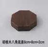 Adornos para el Salpicadero del Coche Hechos a Mano DIY Consola Central Nogal Madera Maciza Figuras Bases Aromaterapia Regalos para Coche Nuevo