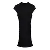 Venta al por mayor transfronteriza de nuevas faldas bodycon de retazos de malla sexy con un ambiente atrevido, vestidos adelgazantes para mujer