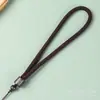 Corda de pingente de sândalo retrô corda para brincar com texto corda de colar fina pingente de jade pingente de jade corda grossa para pendurar no pescoço atacado