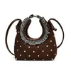 Bolsos Infantiles Nicho Lunares Bolso de Mano para Mujer Nuevo Textura de Alta Calidad Bolso Cruzado Bolso de Hombro para Niña Coreana
