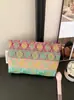 Bolsa de Maquillaje Artística Guofeng de Gran Capacidad Bolsa de Almacenamiento para Cuidado de la Piel Bolso de Mano Portátil Bolsa Interior para Viaje Neceser
