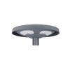 Luminária solar de jardim LED integrada de 30W para piso, capacidade para os pés, controle de tempo inteligente por indução, adequada para praça de jardim