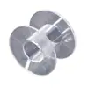 Estrutura de Indutor Transparente ABS Divisor de Frequência Bobina de Indutor Oca Carretel Suporte Redondo de Plástico Carretel de Fio Integrado Áudio