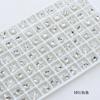 4784 Unha Cruzada de Reposição Diamante para Nail Art Dongzhou Cristal Base Pontiaguda Diamante de Forma Especial Acessórios para Joias DIY Rosa Flor de Cerejeira