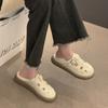 Sandalias Celebres de Internet Baotou para Mujer Verano 2025 Nuevo Estilo Mori Versátil de Dos Usos Sandalias Romanas de Suela Gruesa