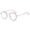 Gafas de Lectura de Marca Bjyx Montura Completa Montura Cuadrada Negocios Ultraligeras Ultra-Claras Color Puro Metal Gama Alta Luz Azul Anti-Reflejo Plano