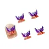 Acessórios de Halloween novos transfronteiriços de desenho animado, decorações 3D com gradiente de fantasma e caveira para nail art, materiais para nail art DIY, atacado