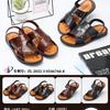 Sandalias Nuevas de Verano para Hombre, Sandalias Vietnamitas Casuales de Doble Propósito para Exterior, Antideslizantes, Transpirables, para Playa, Suela Suave Resistente al Desgaste