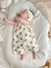 Frente Quatro Costas Dois Macacão para Bebê Recém-Nascido Saco de Dormir Algodão Gaze Bebê Verão Infantil Anti-Chute Colcha Pijama Tecido 100% Algodão