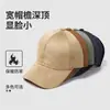 Gorra de Béisbol Gruesa con Forro de Lana para Circunferencia de Cabeza Grande para Hombre, Versátil y Moderna de Estilo Coreano, Resistente al Viento y al Frío, Gorra de Pico de Pato, Gorro Cálido para Deportes