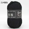 Yi Algodón 4 Hebras Algodón Leche Grosor Medio Lana Bouquet Manta Chal Bufanda Ganchillo DIY Tejido a Mano Bolsa de Materiales
