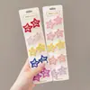 Pinzas para el Cabello de Estrella Lindos Clips Pequeños de Colores Accesorios para el Cabello Pinzas Laterales para Mujer Estilo Coreano Pasadores de Estrella de Cinco Puntas Pinzas para el Flequillo Venta al por Mayor
