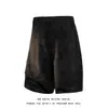 Pantalones Cortos de Cuadros Estilo Americano con Estampado Integral para Hombre, Casual de Verano Holgados Talla Grande para Playa, Pantalones Cortos Casuales de Marca de Moda a la Rodilla