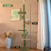 Estrutura de escalada personalizada para gatos, poste vertical em formato de cacto, arranhador para gatos, suporta OEM/ODM, design e etiquetagem personalizados, atacado transfronteiriço