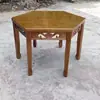 Mesa pentagonal de madera maciza ajedrez y juego de cartas mesa Guandan mesa hexagonal Gouji mesa pata de perro mesa Dou Dizhu mesa Baohuang octagonal