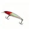 Señuelo minnow Wanhe de lance largo, flotante, con lámina holográfica, 11 cm, 13.4 g, adecuado tanto para agua dulce como salada, con sonajero