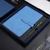 Set de Cuaderno con Hebilla A5 Spot del Fabricante Bloc de Notas de Imitación de Cuero para Negocios Bolígrafo para Firmar Caja de Regalo Caja Vacía para Cuaderno
