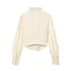 Ropa de Mujer al por Mayor Transfronteriza 2026 Nuevas Llegadas de Primavera Ropa de Mujer Transfronteriza Europea y Americana Cuello en V Cuello Halter Ceñida a la Cintura Patchwork Camisa de Manga Larga