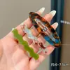 Pinza para el pelo azul de alta calidad con flequillo lateral sin costuras, pinza lateral para mujer, nuevo estilo 2026, accesorio para el pelo para peinar cabello corto