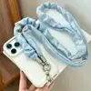Cordón de teléfono de alta gama, cadena para teléfono, correa cruzada, cordón trenzado colorido personalizable para teléfono, correa cruzada