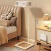 Soporte de proyector de mesita de noche, soporte de suelo para mesita de noche, estante doméstico de pared, mesa de colocación ampliada, estante de almacenamiento de bandeja universal