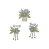 Tocados Dinastía Han para Niñas, Pasadores de Estilo Antiguo, Set de Tres Piezas para Niñas, Pasadores con Borlas Estilo Chino, Accesorios para el Cabello de Disfraz de Princesa