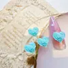 Nuevos Accesorios para Uñas con Forma de Corazón y Flor de Rosa en Colores Macaron, Uñas Versátiles de Color Sólido Portables, Accesorios para DIY de Fundas de Teléfono