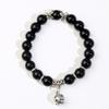 Pulsera de cuentas de ópalo de cristal de estilo coreano, bola hueca de un solo círculo, joyería retro para mujer, joyería Yiwu al por mayor