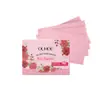 Ouhoe Papel Absorbente de Aceite Flor Rosa Latido del Corazón Mantén tu Rostro Limpio Cuadros Refrescante Facial Portátil Papel Absorbente de Aceite