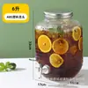 Cubo de Cristal para Coca-Cola Transfronterizo, Jarra Doméstica para Agua Fría, Recipiente de Gran Capacidad para Jugos, Cubo para Bebidas con Grifo, Cubo para Té de Frutas