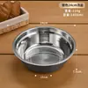 Tigela de Sopa Extra Grossa de Aço Inoxidável, Tigela de Sopa Redonda Cor Dourada Comercial, Tigela Espessada para Cantina, Tigela para Lavar Legumes, Tigela para Refeição de Aluno Escolar