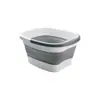 Cubo Plegable para Baño de Pies Cubo de Plástico para Lavado de Pies Casero Cubeta Portátil de Viaje Tina Plegable para Baño de Pies