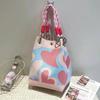 Bolsa de Tricô Tote Bag Design de Nicho Estilo Étnico Fashionável Versátil Grande Capacidade Bolsa de Ombro de Tricô