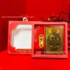 Las Ocho Deidades Guardianas y el Buda del Zodíaco Pegatina de Teléfono Móvil de Oro Puro 999, Dios de la Riqueza, Placas de Oro del Zodíaco Doce, Amuleto de Paz