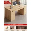 Mesa de computador de mesa, escrivaninha para quarto, escrivaninha para home office, design simples e moderno, escrivaninha fácil de montar com gavetas