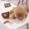 Novos Chapéus de Palha de Verão para Meninas 2026, Chapéus de Princesa com Flores, Chapéus de Sol Infantis, Chapéus de Sol, Chapéus de Praia