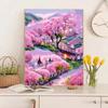 Pintura al Óleo Digital DIY Pintura al Óleo Hecha a Mano Colorear Regalo de Cumpleaños Exquisita Pintura Acrílica Decorativa Pintada a Mano Puesto Mayorista