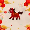 Llavero de Año Nuevo de Dibujos Animados Éxito Muñeca Linda para Bolso Colgante Pequeño Colgante Festivo del Festival de Primavera Regalo