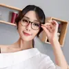 Gafas Antiluz Azul para Estudiantes 6008 Lentes Terminados para Miopía 100 Grados-600 Grados Película Azul Armazón de Gafas para Miopía para Mujer